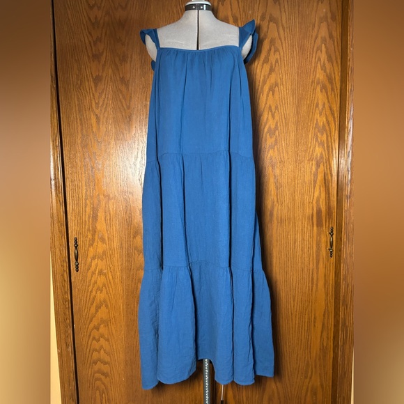 J. Crew Dresses & Skirts - J. Crew Deep Blue Maxi Dress - XL